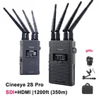 Система беспроводной передачи ACCSOON Cineeye 2S Pro SDI HDMI, 2,4 ГГц5 ГГц, 1080 футов, видеопередатчик p для прямой трансляции