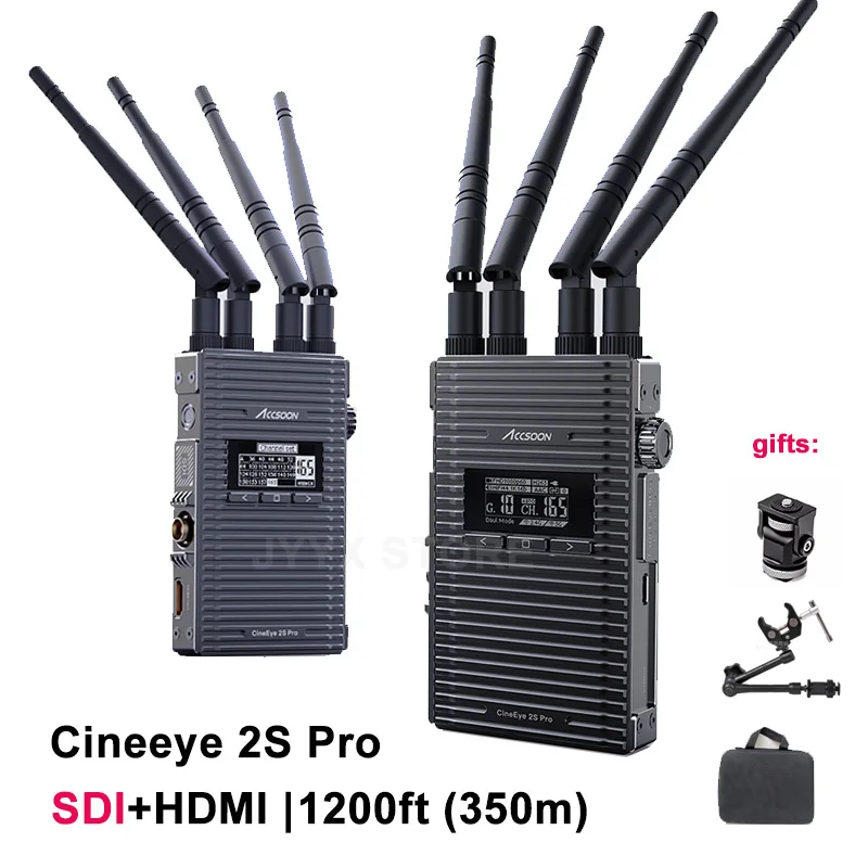 Cineeye 2S Pro SDI HDMI совместимых с Беспроводной система передачи 2 4 ггц/wi fi 5 ггц 1200ft
