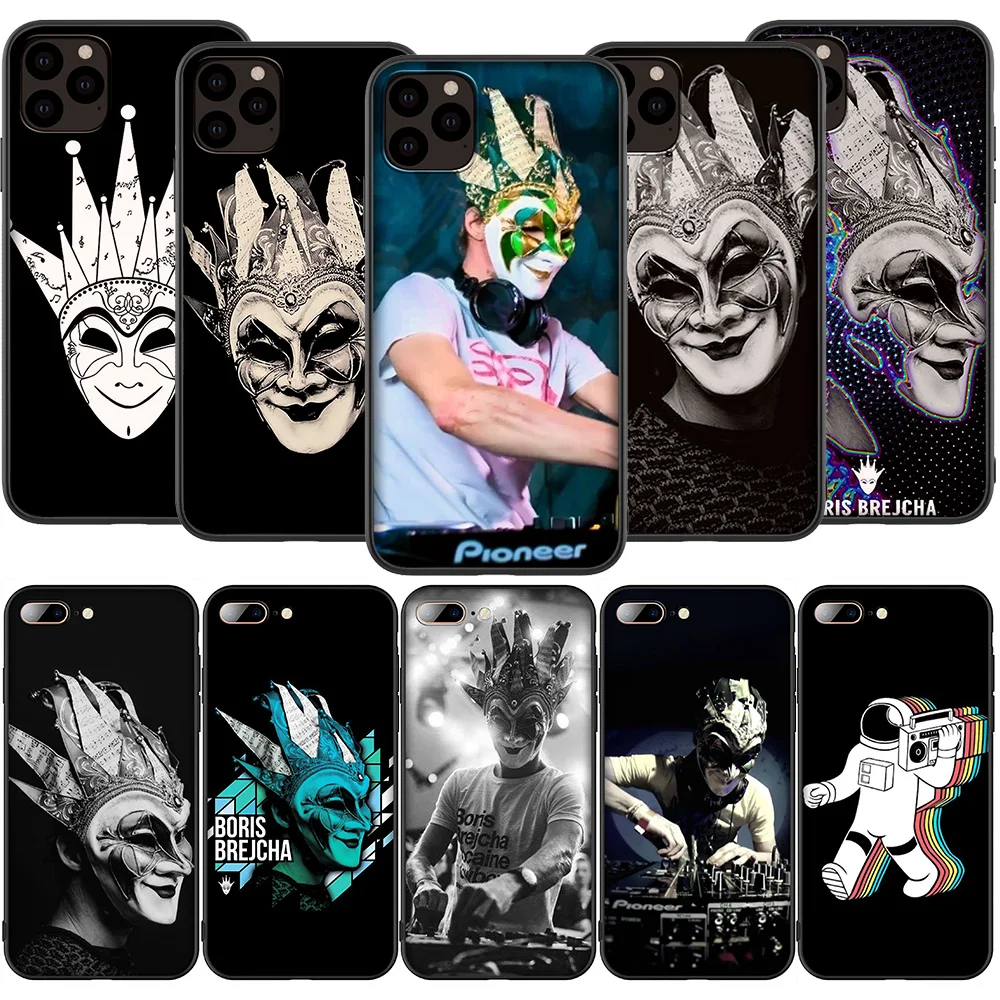Мягкий силиконовый чехол T54 DJ Boris Brejcha для iPhone 12 Mini 11 Pro XS Max XR X 8 7 6 6S Plus 5 5S SE