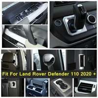 safety belt c pillar ac hook seat back usb port cover trim matte fit for land rover defender 110 2020 2022 accessories