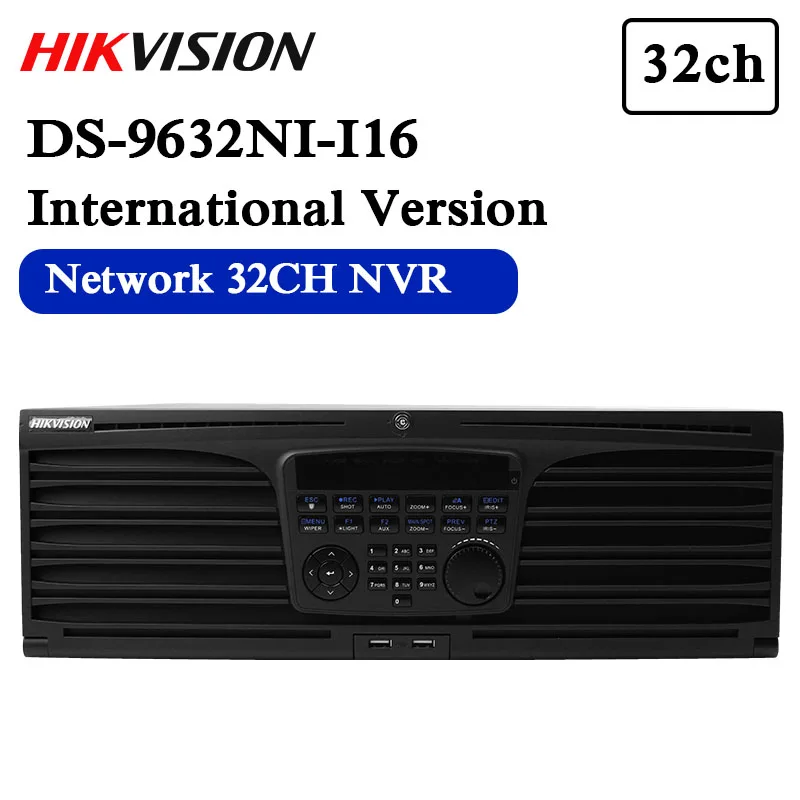 DS-9632NI-I16 заменить DS-9632NI-XT 32ch Оригинальная английская версия NVR с 16 интерфейсами SATA