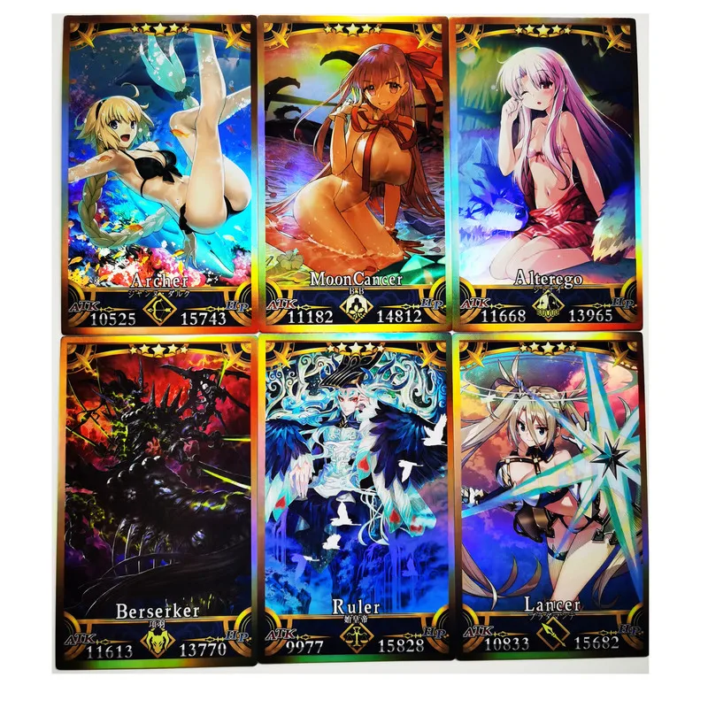 Коллекционные карточки в стиле аниме 36 шт./компл. Fate Fgo Сабер Fate/Grand Order Райдер № 2 |