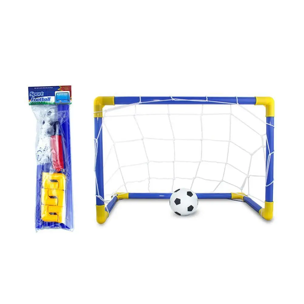 

Football Mini Toy Football 45cm Goal Toy Set Kids Soccer Kids Goal With Ball Girls Boys And Ball Pump For Toddler Toy W6C0