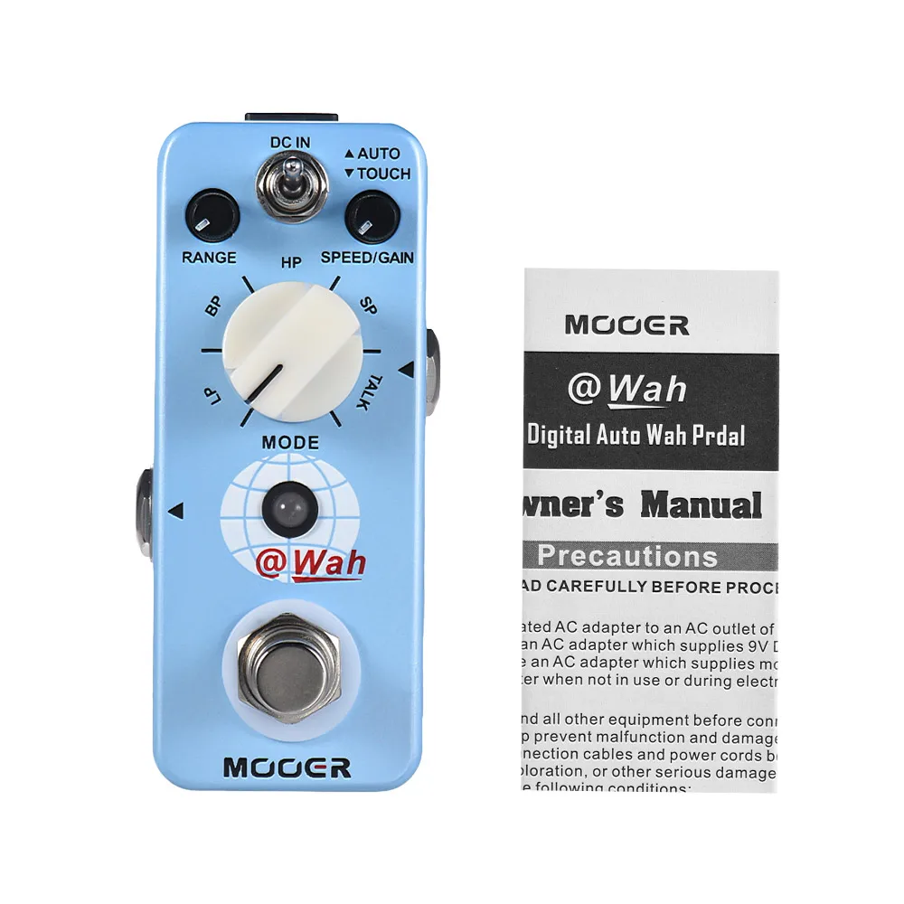 MOOER Wah Цифровая автоматическая педаль для гитары эффект 2 режима работы 4