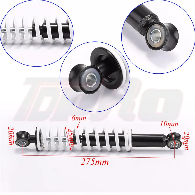 Мотоцикл 275 мм передний амортизатор шокер Подвеска для SU-30 JZB-AA003 квадроцикл багги