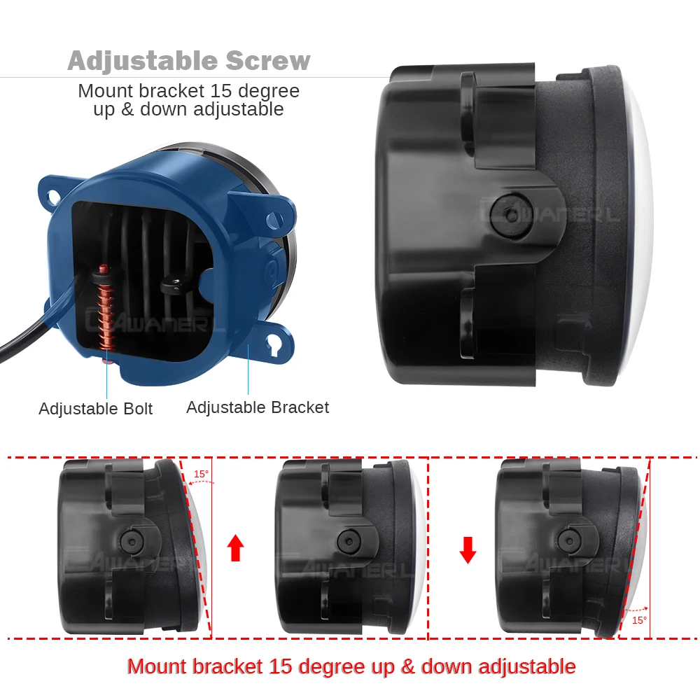 Туман светильник аксессуары передний бампер автомобиля Светодиодный