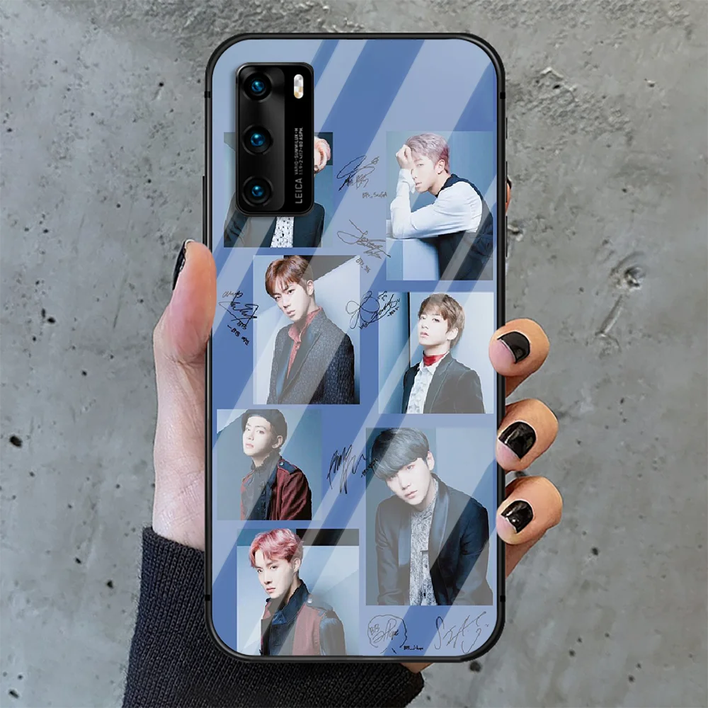 

Dynamite Kpop Bangtan Boys Phone Tempered Glass Case Cover For Huawei P Nova Mate 5T 20 30 40 Pro Lite Smart 2019 2021