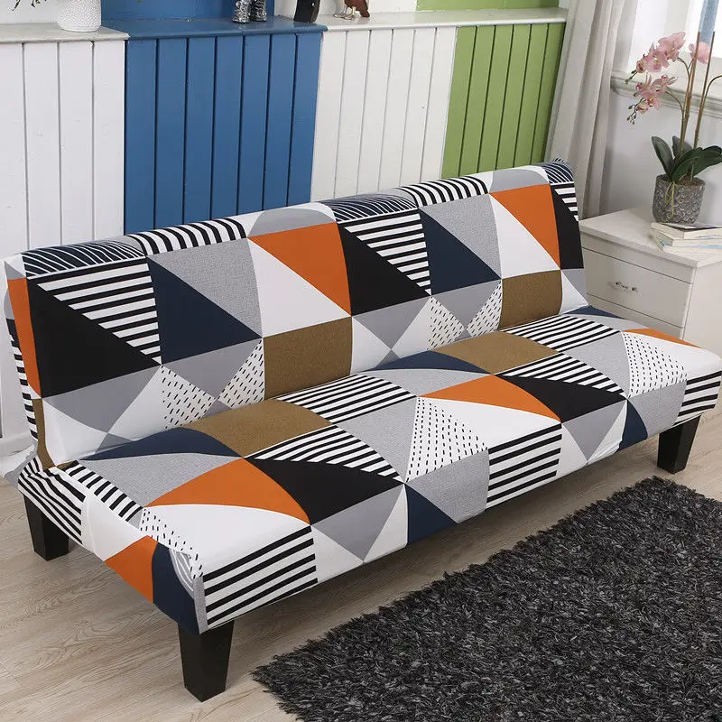 Чехол для дивана без подлокотников современное эластичное защитное