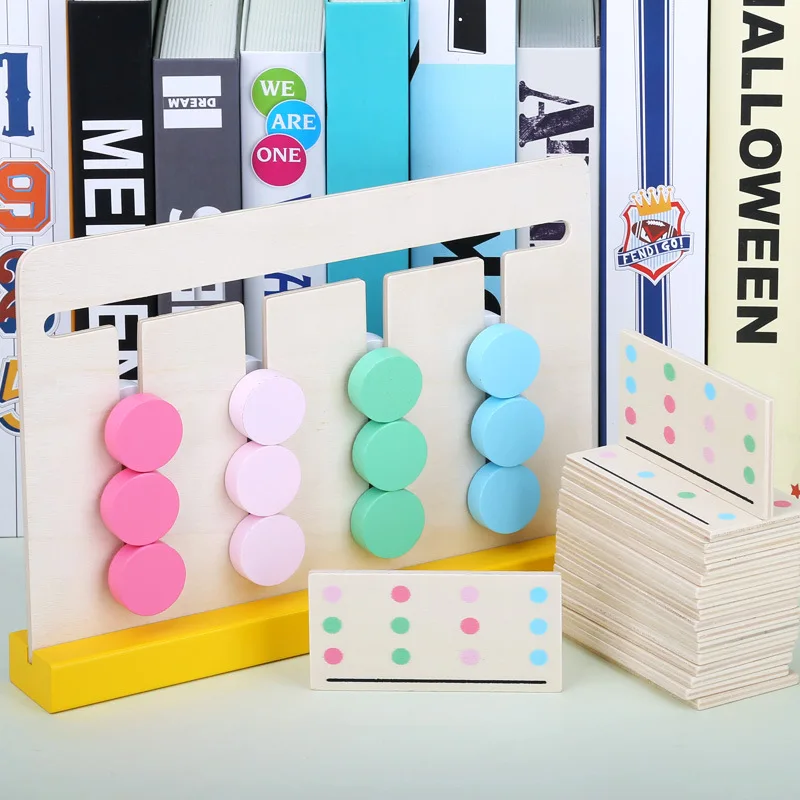 Фото Early Education Children's Mental Intelligence Game Thinking Training Puzzle Color Matching Board Early Education Children's Mental Intelligence Game Thinking Training Puzzle Color Matching Board