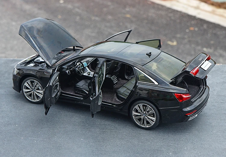 1/18 все новые Audi A6 A6L литая под давлением модель автомобиля игрушка мальчик подарочная Коллекция Черный