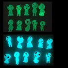 Принцесса Мононоке мини светящееся дерево эльфы Хаяо Миядзаки микро пейзаж Симпатичные Украшения из смолы мультфильм игрушка Подарки на день рождения