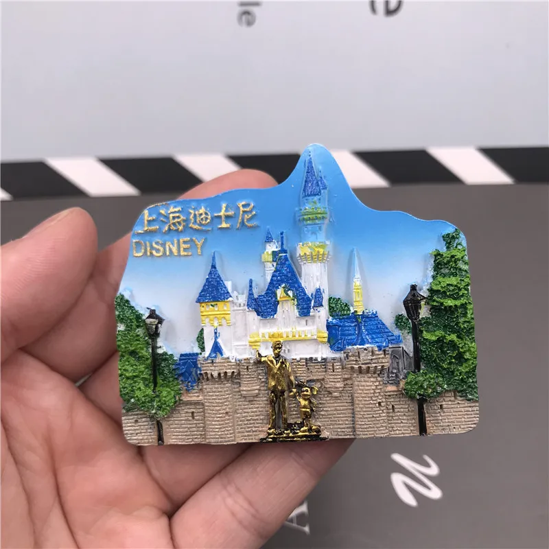 3D Магнитная Наклейка на холодильник Индия тадж-махал Шанхай Макао санба памятный