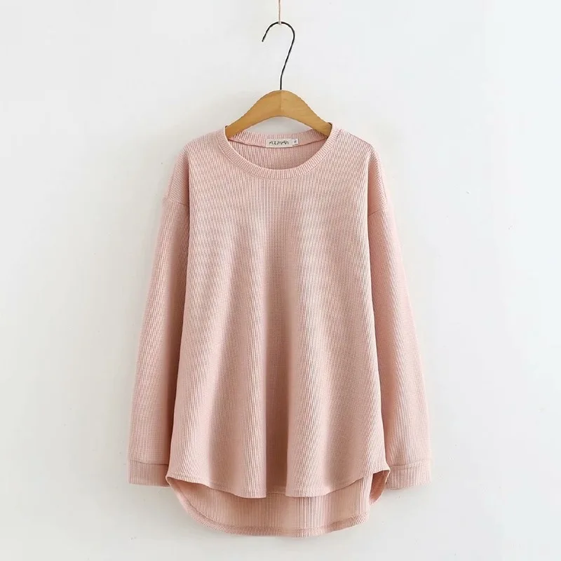 Женская свободная футболка с длинным рукавом | одежда