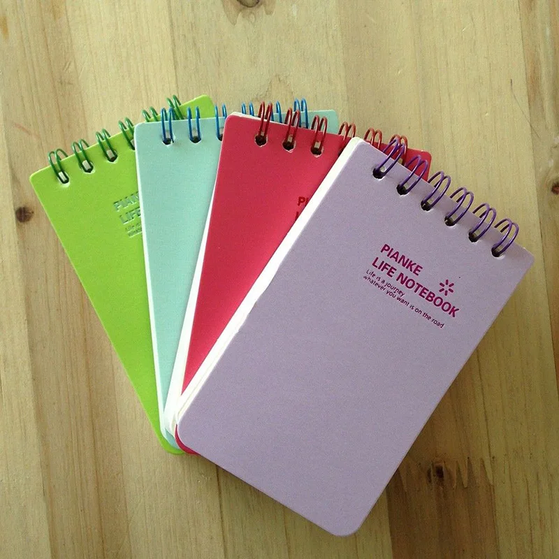 

5Pcs Mini Note Book Spiral Bound Writing Notepad Small Pad Students Gifts UY8