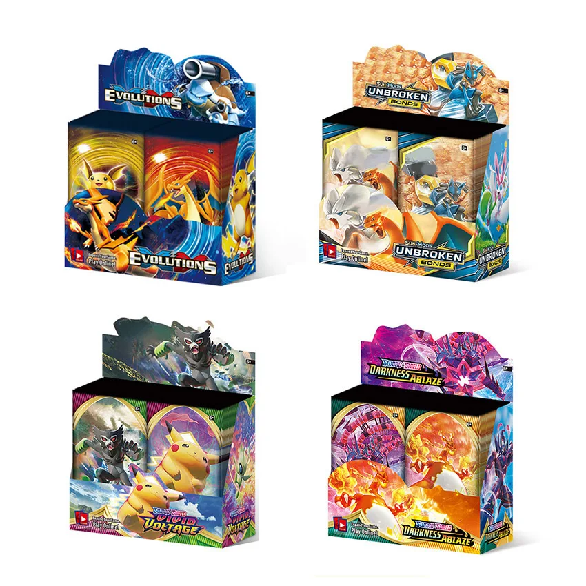 

Pokemon Game Anime Battle Card Carte Trading Cards Charizard Pikachu Collection Card Action Figure Model Child Toy Gift