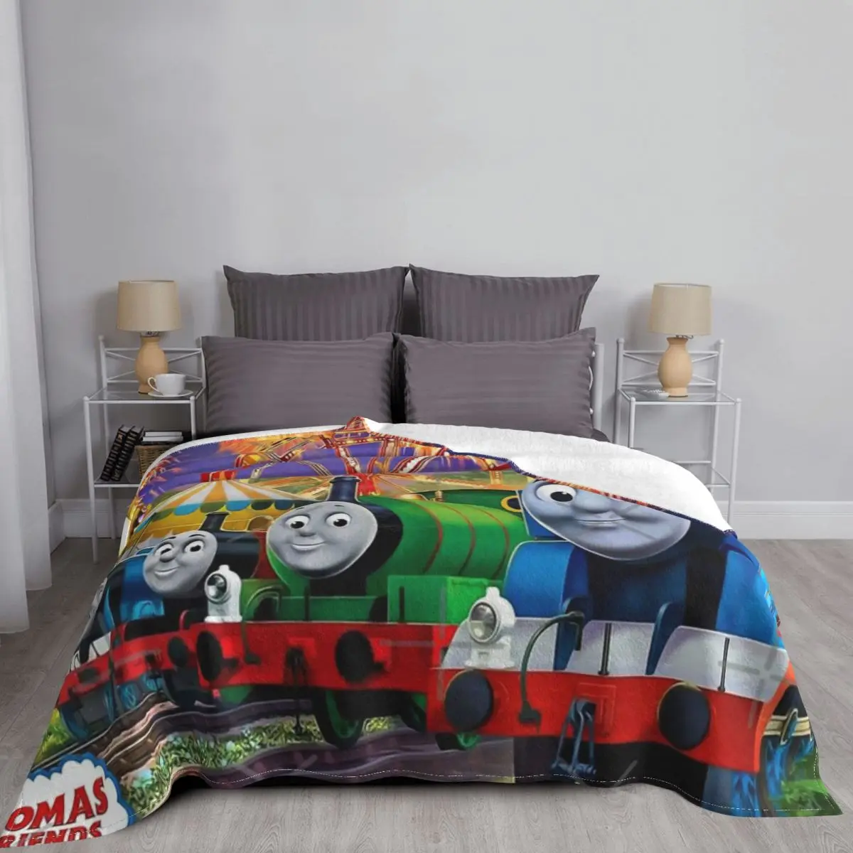 Одеяло Приключения Thomas And Friends покрывало для кровати плед в клетку пляжное и