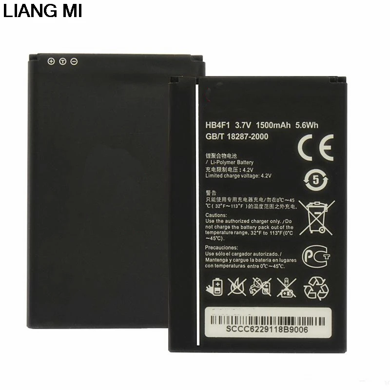 Аккумулятор HB4F1 1500 мАч для Huawei U8220 U8230 E5830 E5838 E5 C8600 T-Mobile Pulse E585 Ascend M860 X5 U8800 C8800
