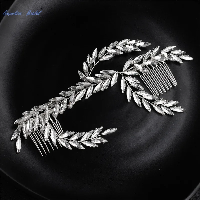 

Аксессуары для волос Золотой/Серебряный тонкий женский гребень Свадебные украшения для волос форма пшеницы Невеста/Ежедневная расческа дл...