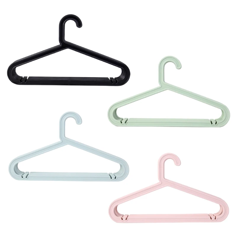 

10Pcs Nordic Style Household Plastic Clothes Hangers Strong Heavy Duty Traceless Nonslip Drying Rack Storage Holder for Shirt