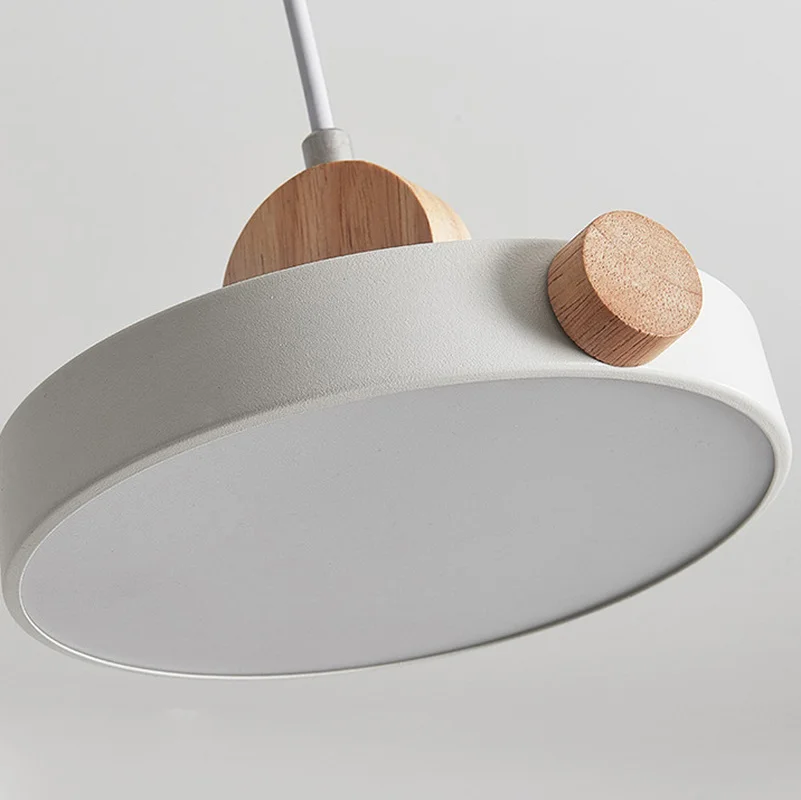 Современный дизайнерский скандинавский простой деревянный подвесной