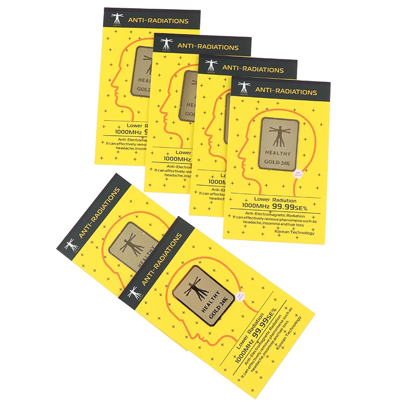 Наклейка на телефон с защитой от ЭМП 6 шт. защита Излучения Монитора блокировщик