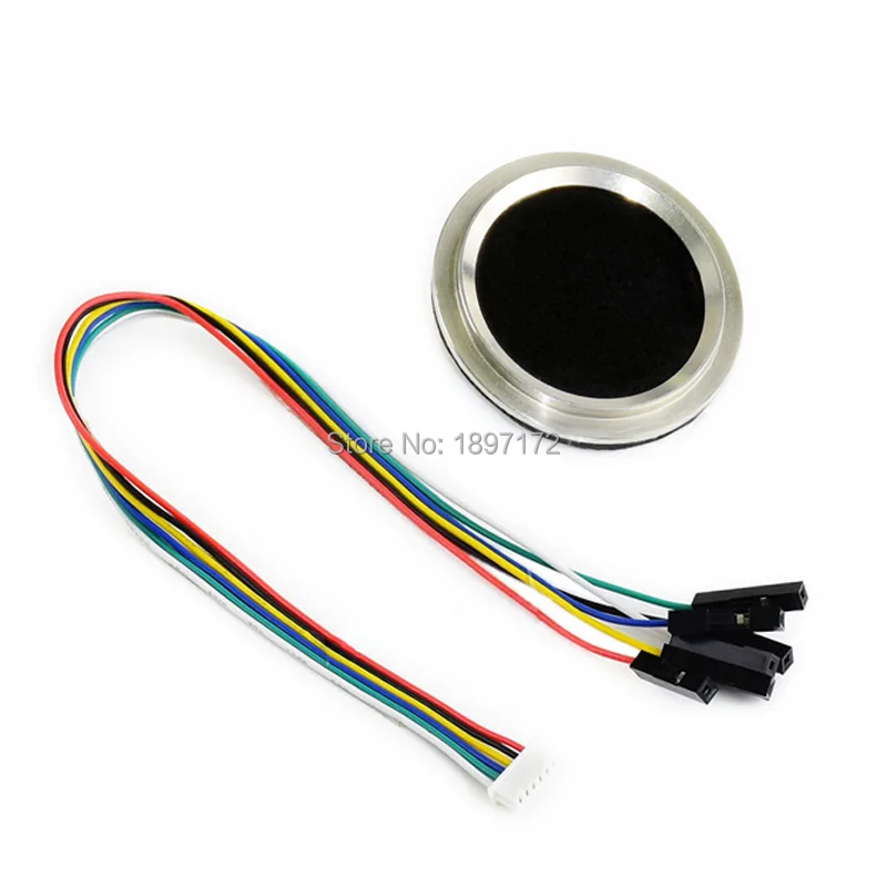 Круглый все в одном UART емкостный датчик отпечатков пальцев для aspberry