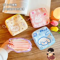 cute cartoon animal portable womens makeup bag lolita kawaii small girlish cosmetic storage bag