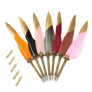 Хэллоуин Рождество рекламный подарок перо Dip Water Pen офисный каллиграфический набор перо