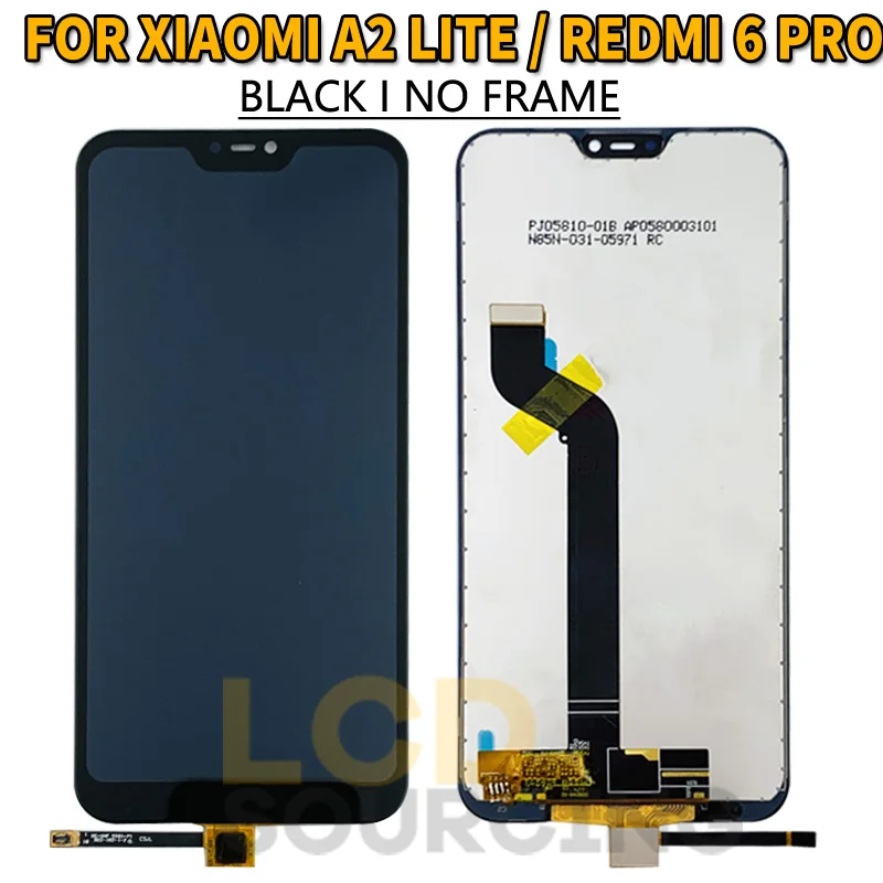 ЖК-дисплей 5 84 дюйма для Xiaomi A2 Lite с сенсорным экраном дигитайзер в сборе рамка Redmi 6