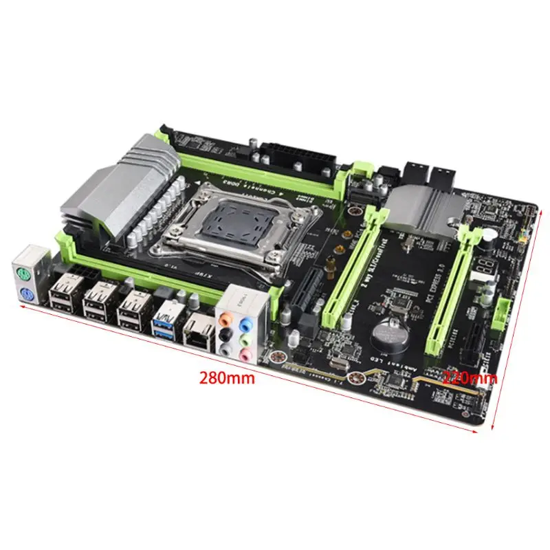 

X79T DDR3 PC USB 2.0 Motherboard LGA 2011 CPU Computer Gaming Support M.2 E5-2680V2 i7 SATA 3.0 USB 3.0 for Intel B75 N1HD