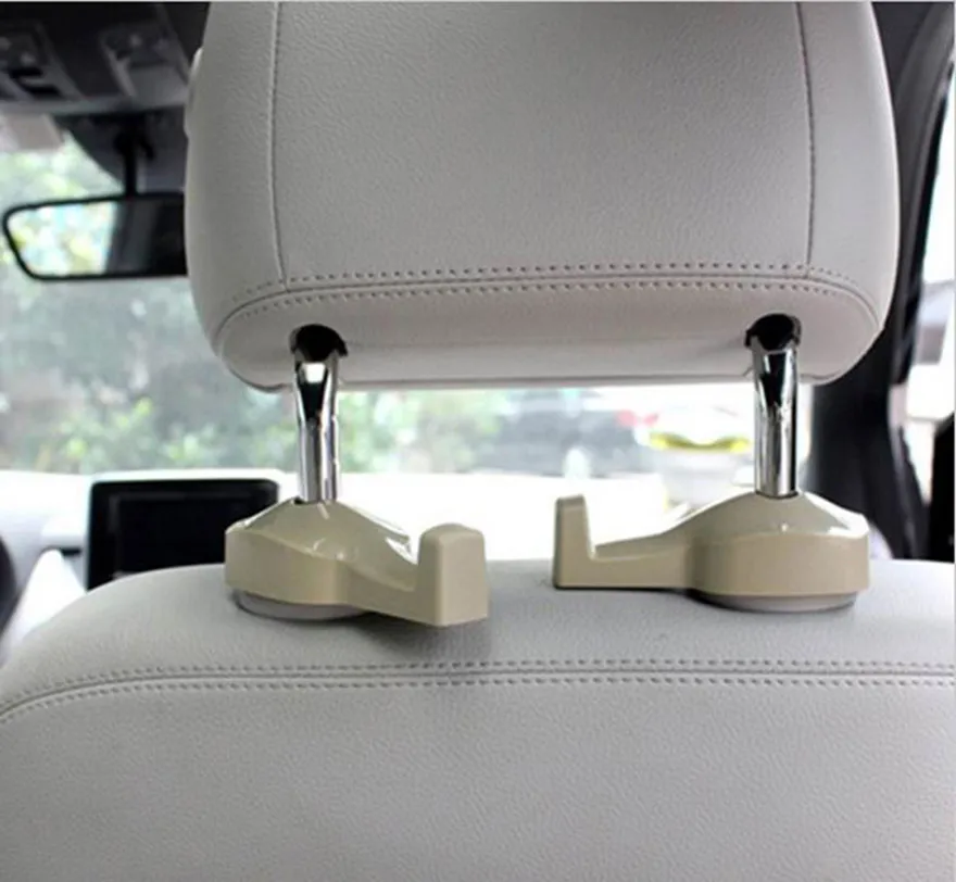 

2pcs Car Headrest Hooks Upgraded Universal Vehicle Organizer Car Back Seat Headrest Hanger Holder