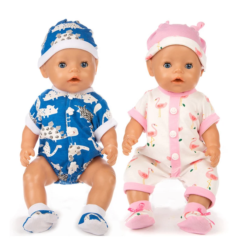 18 inch Doll Clothes-Hat+clothes+Shoes Outfit for My Baby 18'ɺmerican/Born/Life/Generation doll-Toys Accessories fit girl gifts |