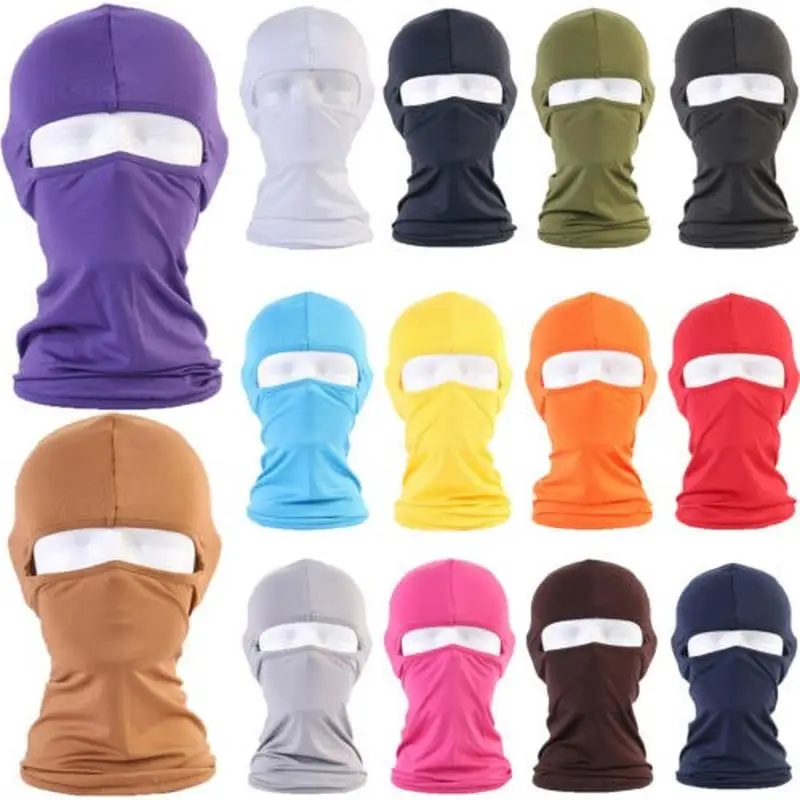 

Men's Beanies Sport Motorcycle Under Helmet Plain Thermal Balaclava Face Cover Neck