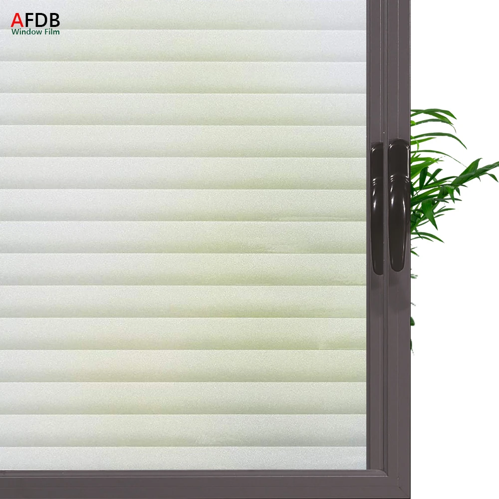 

Window Privacy Film Opaque Clings Non-Adhesive Frosted Glass Film Static Cling Blind Strips Door Sticker Heat Control for Home