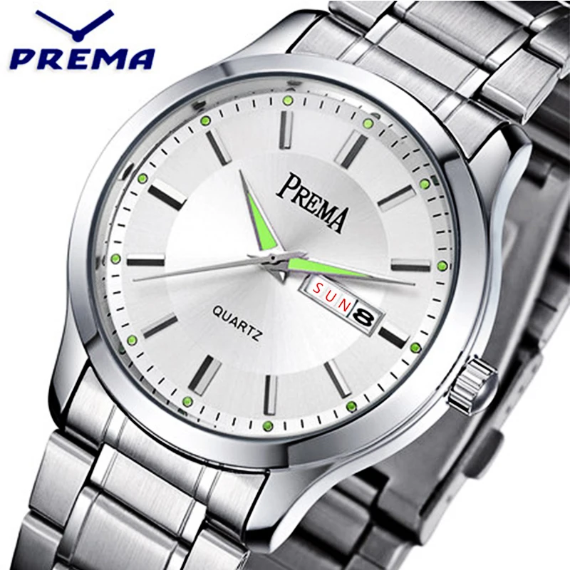 2019 мужские Роскошные Кварцевые часы деловые из нержавеющей стали ремешок