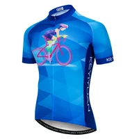 new 2021 keyiyuan cyling jersey spring summer blue mountain road cycling short top maillot cyclisme homme