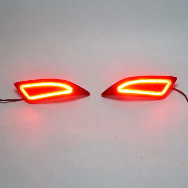 

LED Bumper Reflector Lights Tail Brake Rear Fog Lamps for Toyota Camry 2015-2016