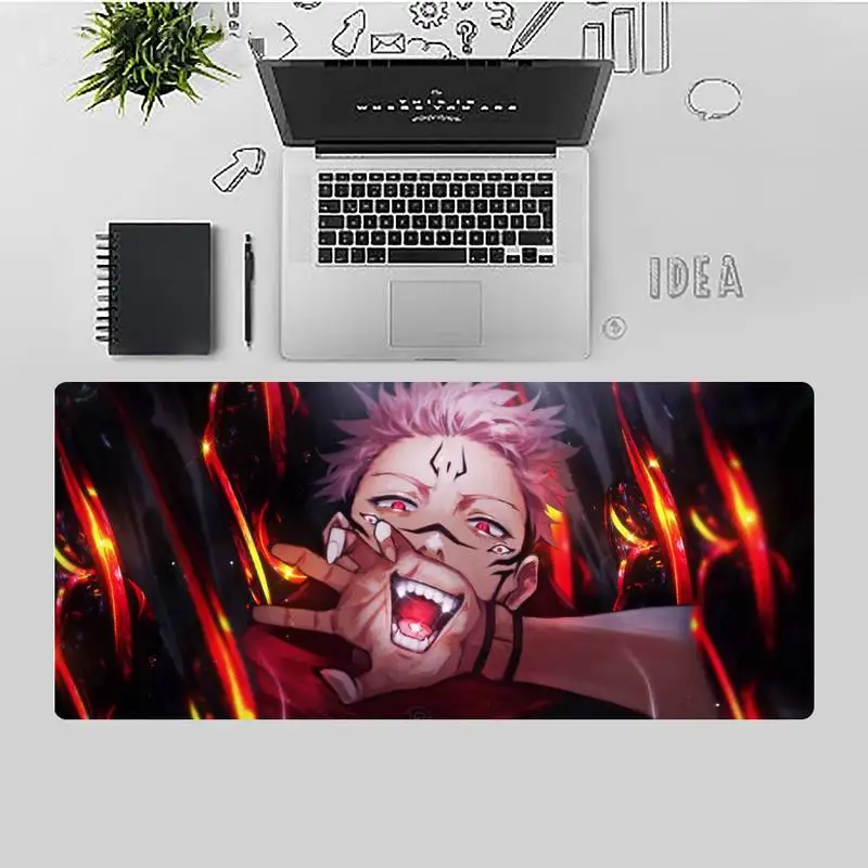 

Jujutsu Kaisen anime DIY Design Pattern Game mousepad Desk Table Game Office gamer Large Mouse pad Mats Non-slip Laptop Cushion