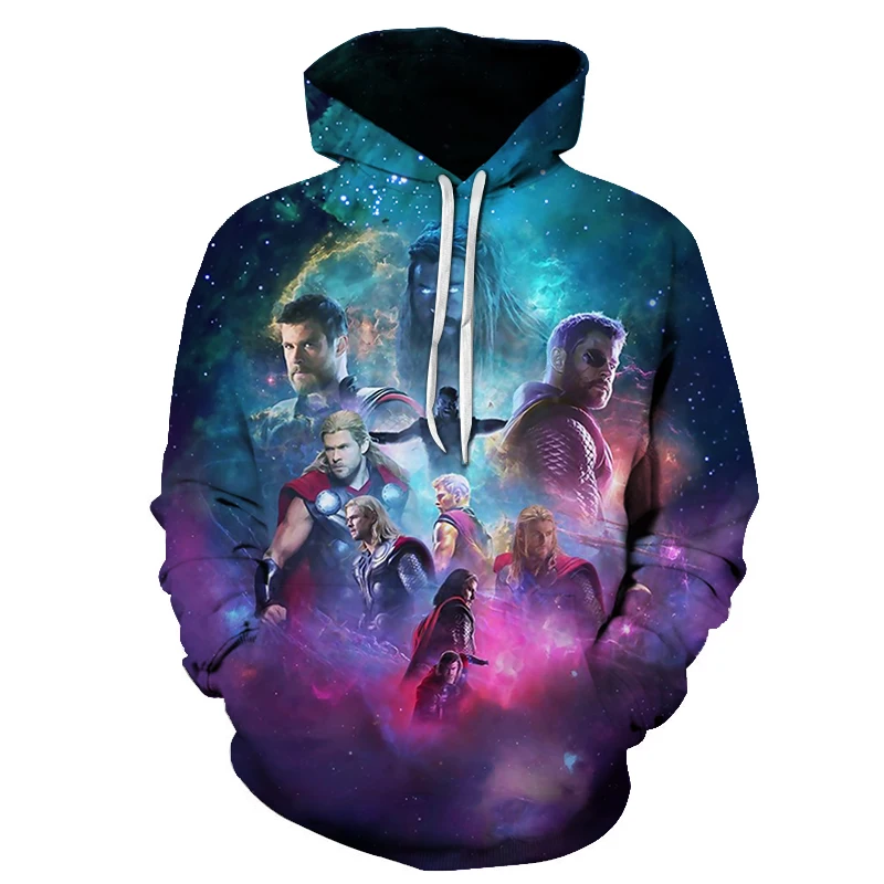 2019 новейшие мужские/женские толстовки с капюшоном marvel the Avengers супергерой