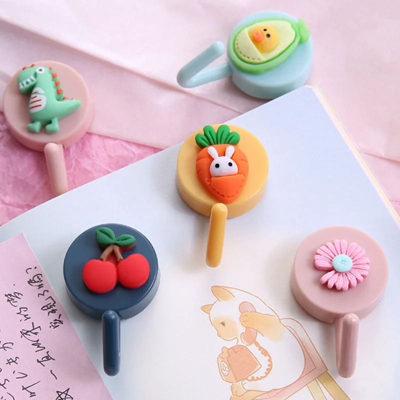 

1pcs New Animal Wall Hook Coat Towel Hanging Plastic Mask Holder For Key Holder Bathroom Organizer Wall Decor Home Accessories