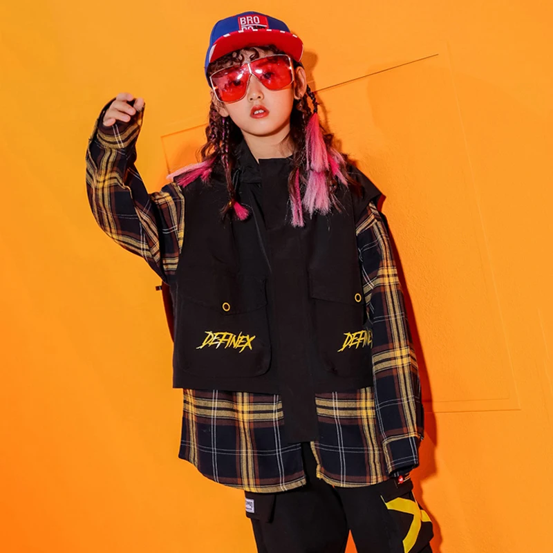 Новые детские костюмы для джазовых танцев одежда уличных девочек свитшот в стиле