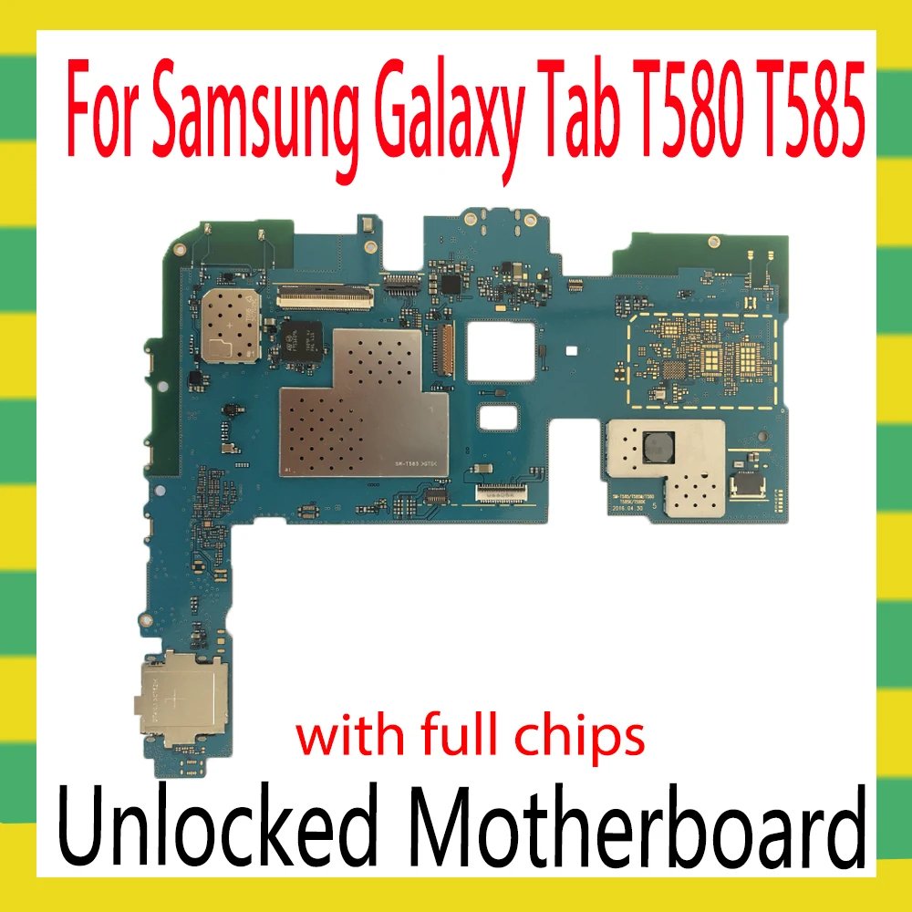 Для Samsung Galaxy Tab A 9. 0 T580 T585 материнская плата Replac WIFI/WLAN версия поддержка WIFI + SIM ОС