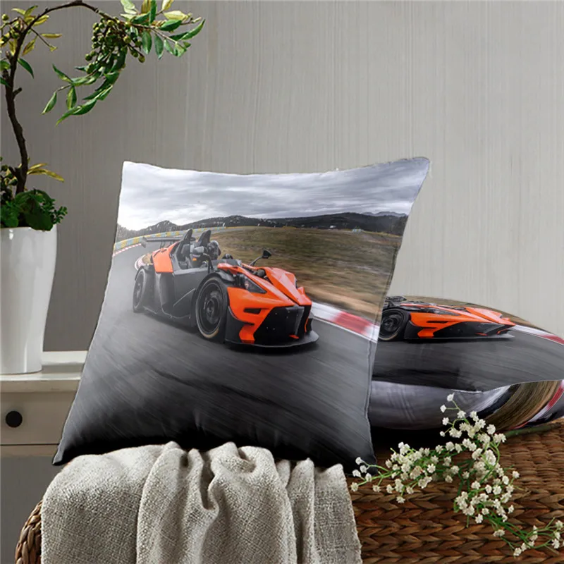 

Cool Racing Pillow Cover Sofa Cushion Cover Fashion Printing Sofa Chair Pillow Cover Bed Pillow Cover Home Decoration