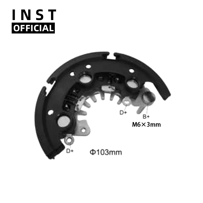 

Генератор переменного тока, выпрямительный мост для HR751 L17043202 318127 136650 RH-22 ALB0516NW ALB0516UX ALB0516WA