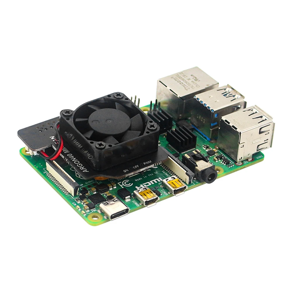 

Compact PWM Controllable Multifunction With Heatsink Mini Fan Radiator Durable Replacement Parts Copper For 4