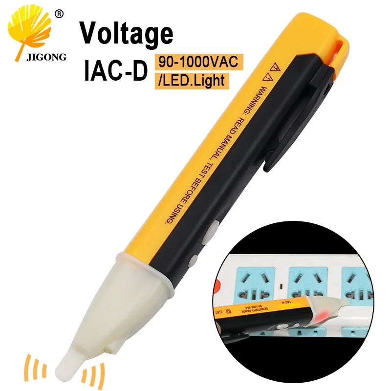 Electric indicator 90-1000V Non-Contact Socket Wall AC Power Outlet Voltage Detector Sensor Tester Pen