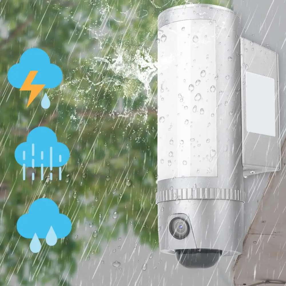 Профессиональный Camara L910 1080P Wi-Fi Камера стены прожектор PIR Ночное видение