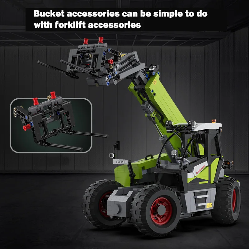 Billig CADA C61051 Fernbedienung Multi-Funktion Loader 1469 Stücke Kompatibel MOC 35607 Bausteine Ziegel Modell Spielzeug Geburtstag Geschenk