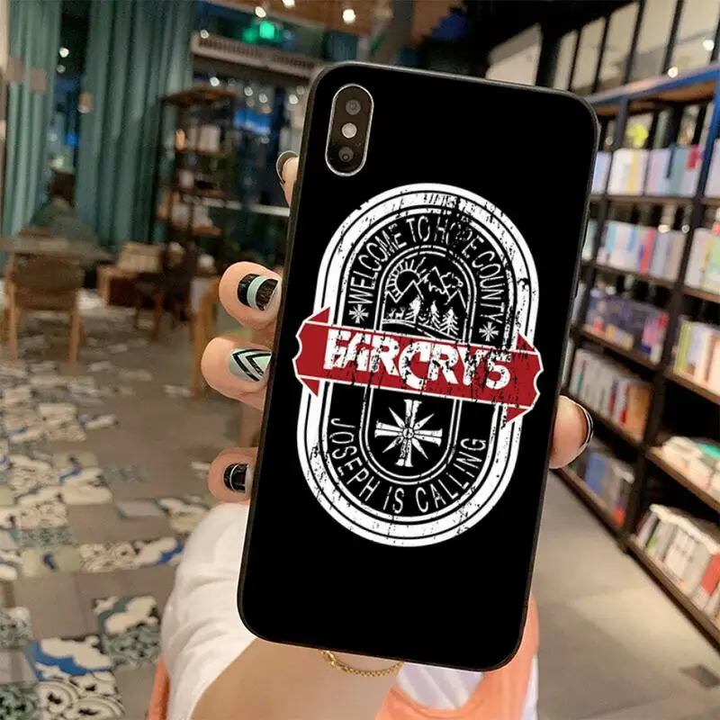 

HUAGETOP game Far Cry 5 Silicone Black Phone Case for iPhone 11 pro XS MAX 8 7 6 6S Plus X 5S SE 2020 XR case