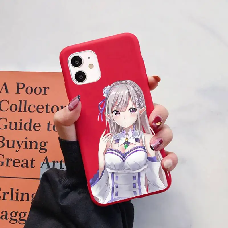 

Babaite Re life in a different world from zero Phone Case for iphone 13 11 12 mini pro max 7 8 plus 6 6s x xs max xr coque